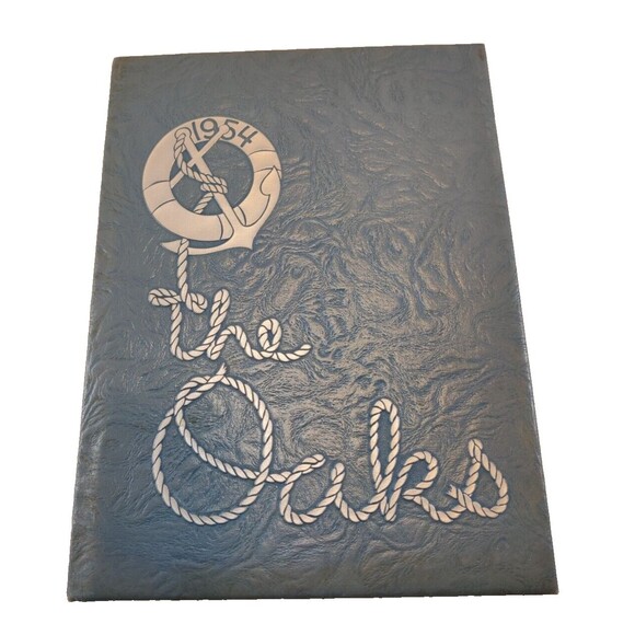 Vintage 1955 MUSKEGON HEIGHTS MI HIGH SCHOOL Photo Annual YEARBOOK The Oaks - Picture 1 of 16